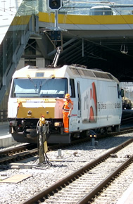 Ge 4/4iii loco at Chur